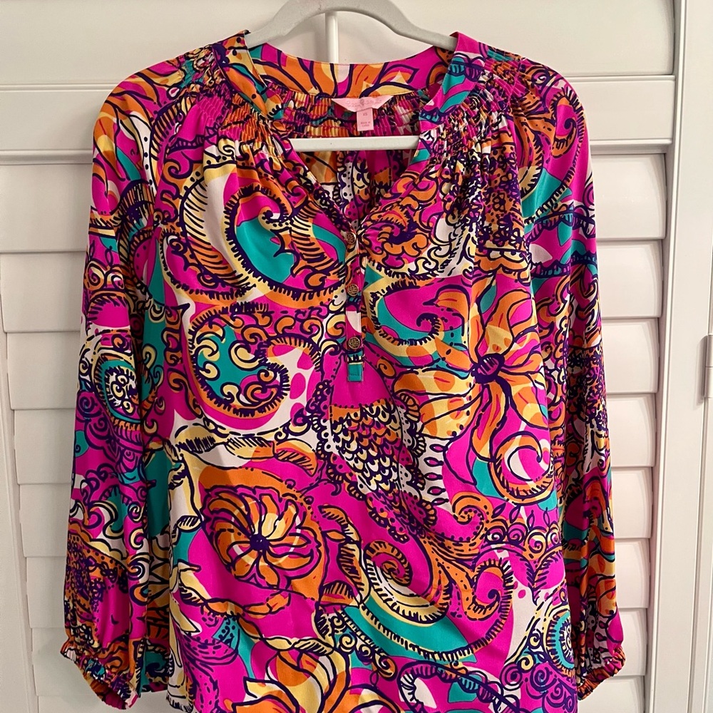 Lily Pulitzer Elsa Silk Top